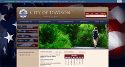 Desktop Screenshot of cityofdavison.org