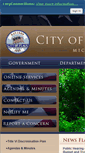 Mobile Screenshot of cityofdavison.org